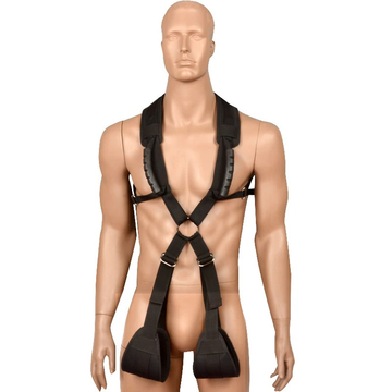 BDSM Black Sex Swing / Erotic Positioning Belts / Fetish Sex Toys for Couple - EVE's SECRETS